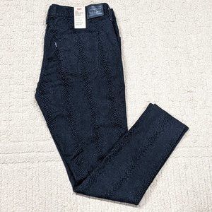 🐍NWT LEVIS 720 HIGH-RISE SUPER SKINNY SNAKE SKIN PRINT Size 18 Med W34 L30🐍